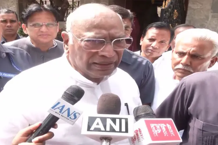 Congress president Mallikarjun Kharge 