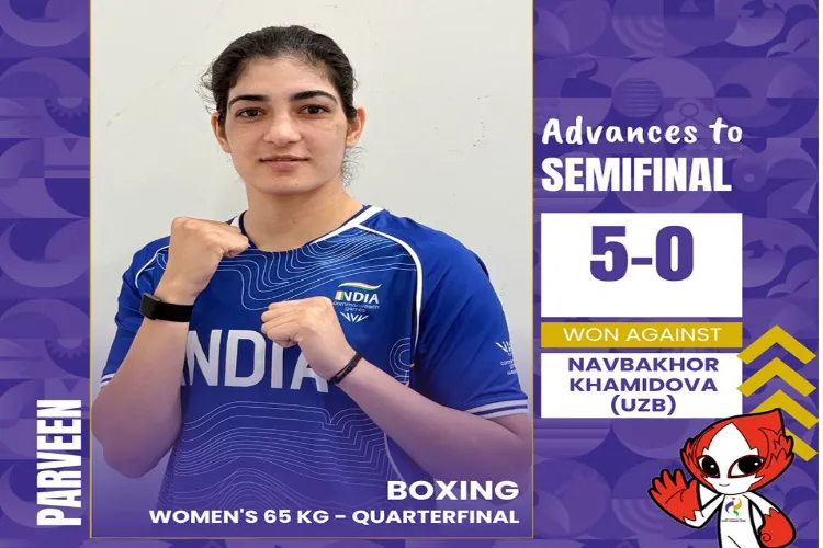 Indian boxer Parveen Hooda