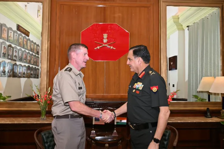 Indian Army Chief General Dhiraj Seth meets Lieutenant General Joel B Vowell, Deputy Commanding General of United States Army Pacific (USARPAC), in New Delhi.
