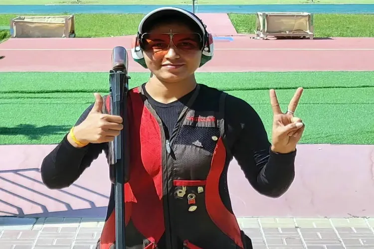 Indian shooter Ashima Ahlawat 