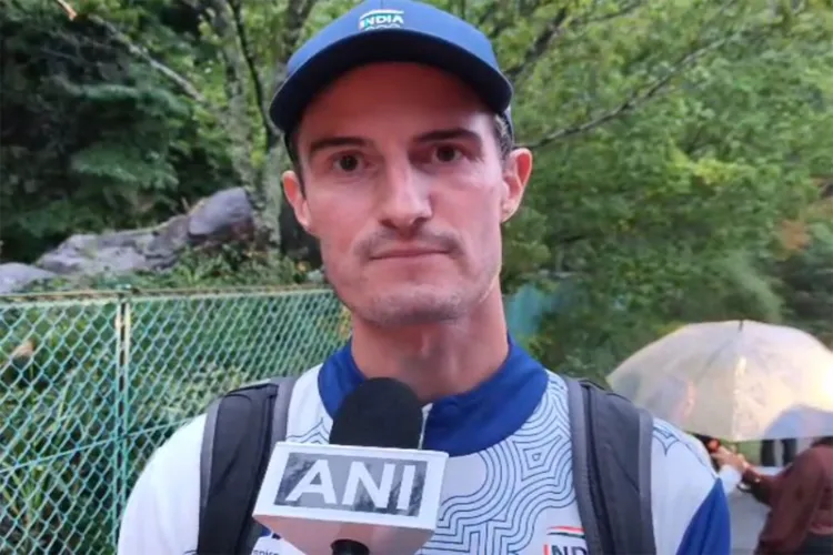 India's trap shooting coach Peter Wilson.