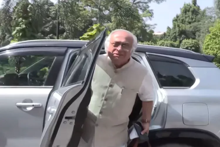 Congress MP Jairam Ramesh arrives for INDIA bloc meet