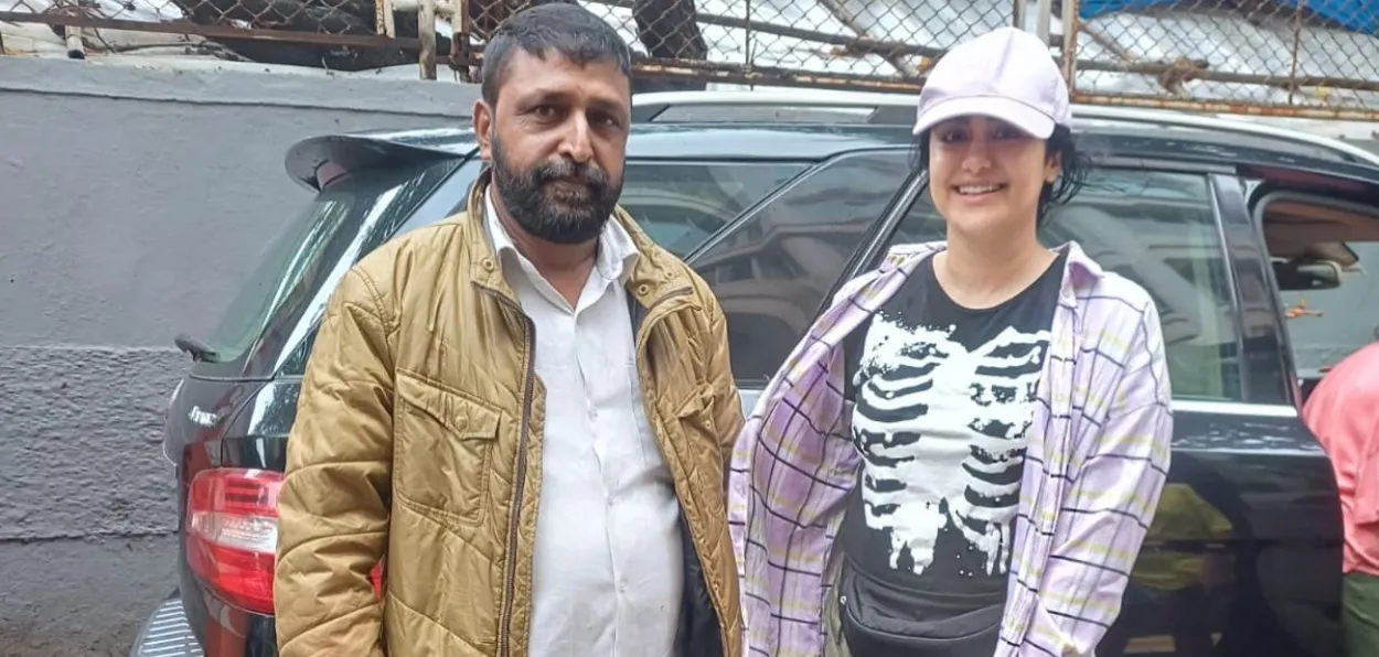 Habib Shaikh with actor Adah Sharma