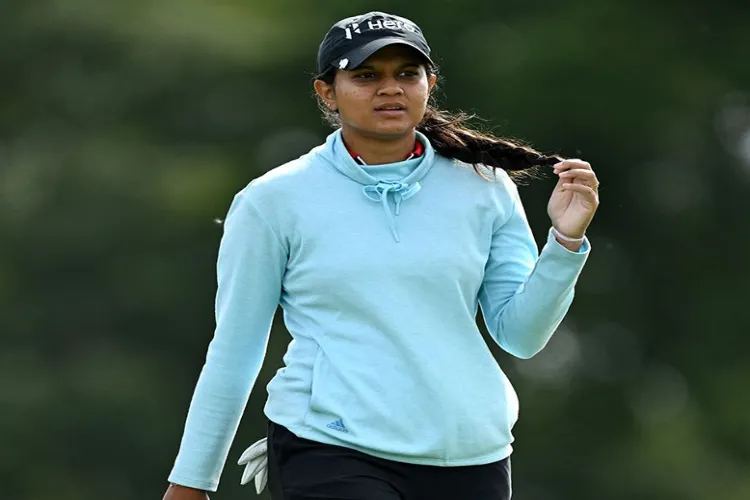 Indian golfer Pranavi Urs 