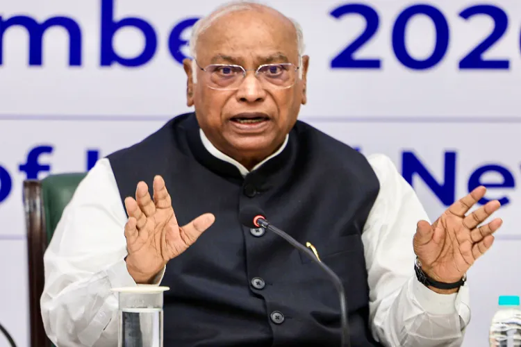 Congress President and Leader of Opposition in Rajya Sabha Mallikarjun Kharge