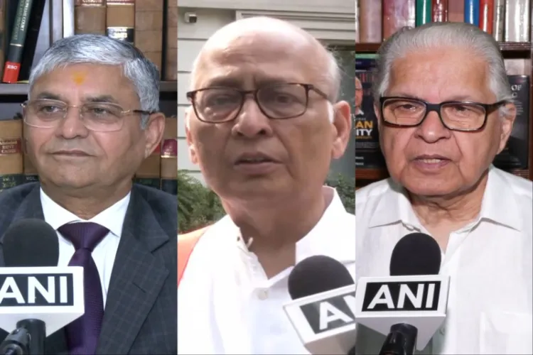 Former Uttarakhand High Court judge Lokpal Singh, Supreme Court advocate and Congress MP Abhishek Manu Singhvi, Former Union Law Minister Ashwani Kumar