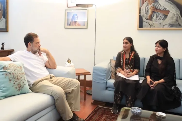 Leader of the Opposition of Lok Sabha and Congress leader Rahul Gandhi 