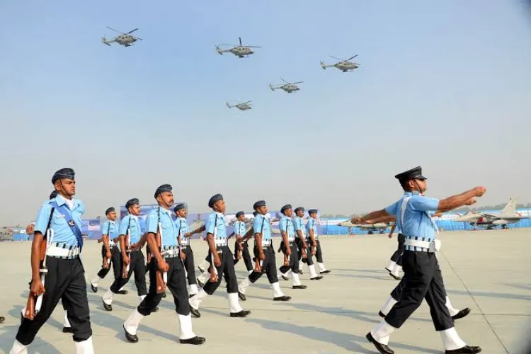 Indian Air Force full-dress rehearsal at Hindon Air Force Station 