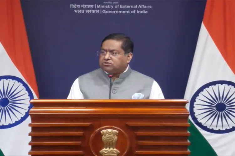 MEA spokesperson Randhir Jaiswal