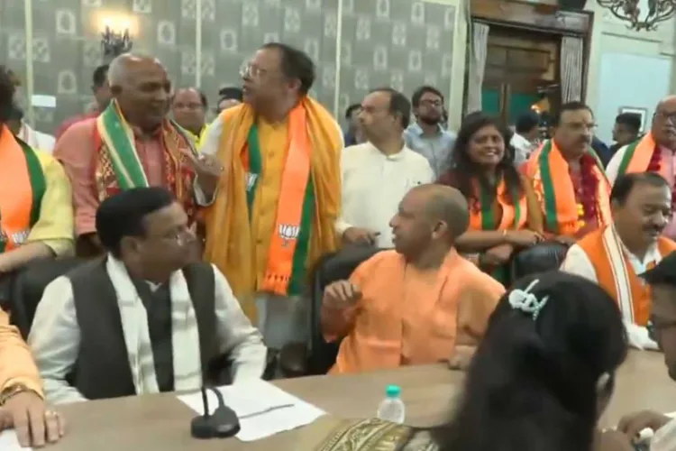 BJP candidates file nominations in the presence of the Chief Minister