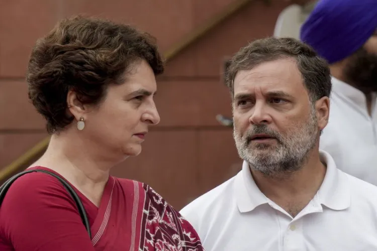  Congress MP Rahul Gandhi and Priyanka Gandhi Vadra
