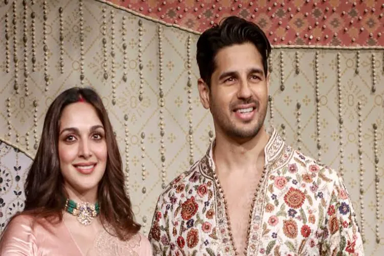 Bollywood couple Kiara Advani and Sidharth Malhotra