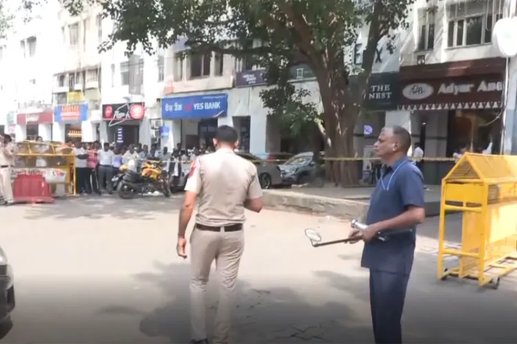High security outside venue for opposition meeting