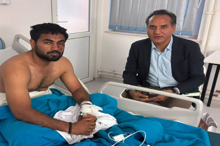 Embassy official in Romania meet Indians rescued from vessel attacked in Black Sea 