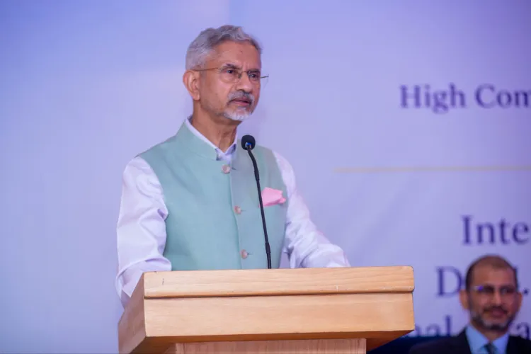 External Affairs Minister S. Jaishankar addresses members of the Indian diaspora during a community interaction, in Accra, Ghana