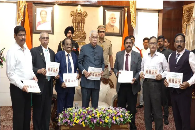 Andhra Pradesh Governor Syed Abdul Nazeer launches 77th TB seal sale campaign