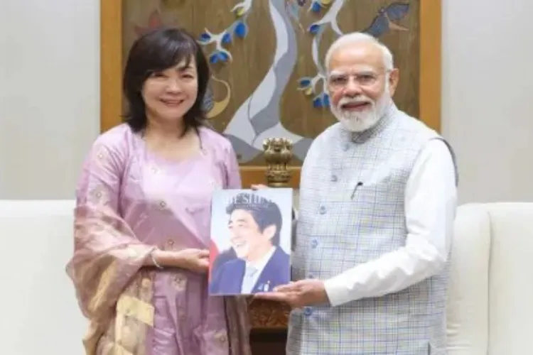 PM Modi meets ex-Japan PM Shinzo Abe’s wife