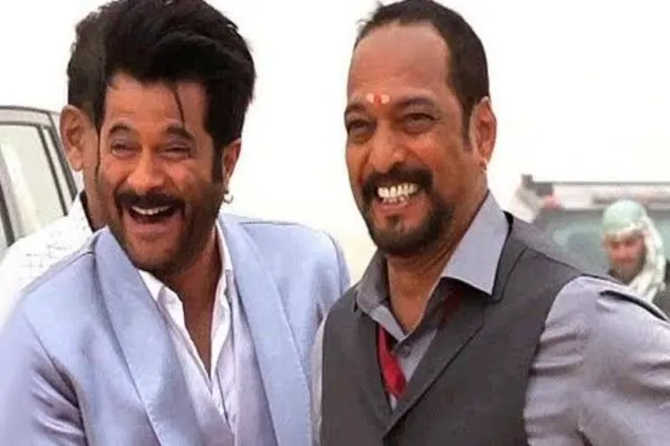 Actors Anil Kapoor and Nana Patekar
