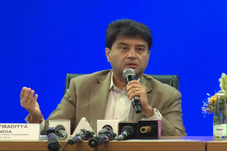 Union Communications Minister Jyotiraditya Scindia