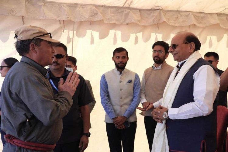 Ladakh Lieutenant Governor V K Saxena 