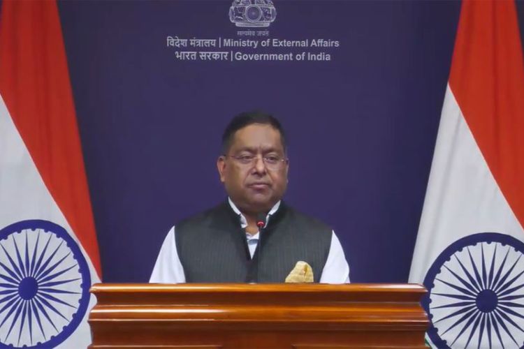 Ministry of External Affairs Spokesperson Randhir Jaiswal 
