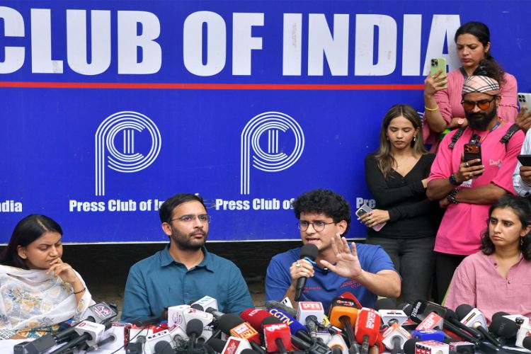 CJP leaders Saurav Das, Ashutosh Ranka and Ratna Singh