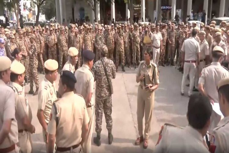Heavy security deployed at Connaught Place