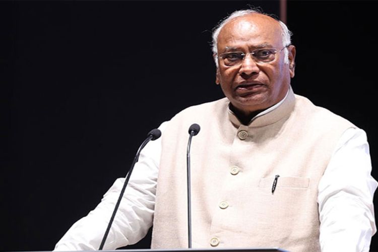 Congress President and Leader of Opposition in the Rajya Sabha Mallikarjun Kharg