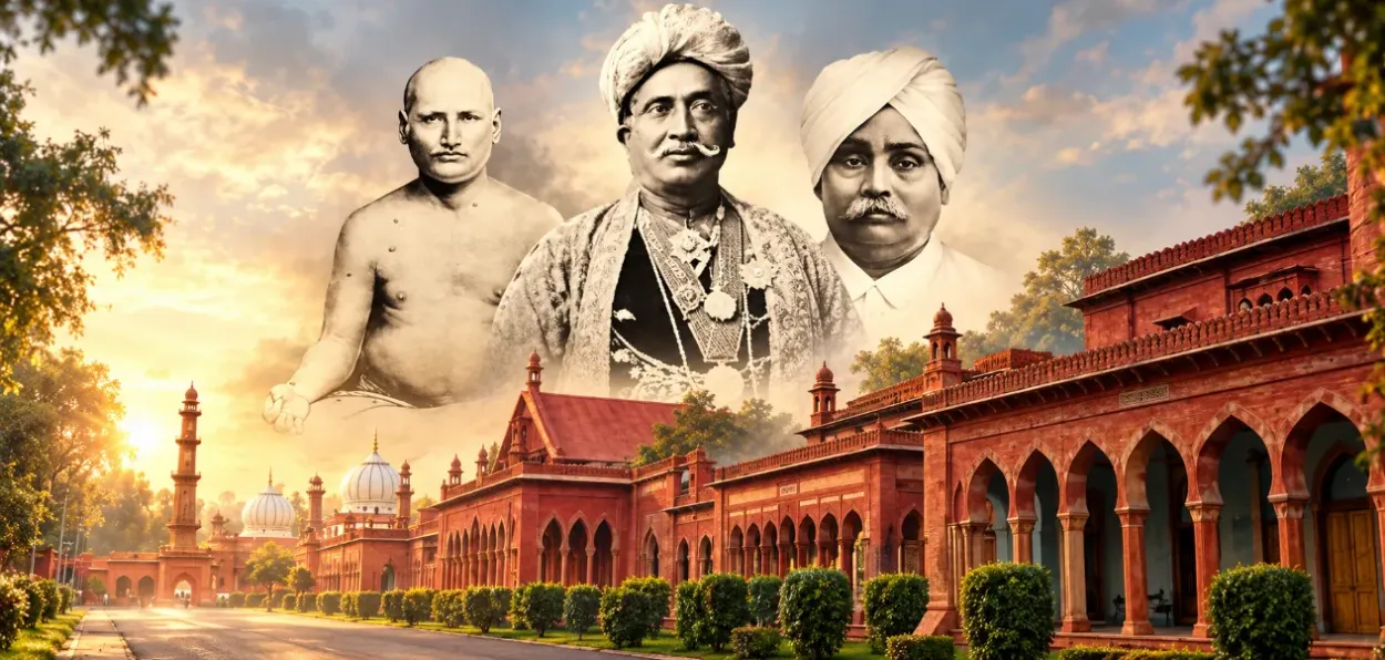 AI-generated image of Sir Syed Ahmed's non-Muslim associates