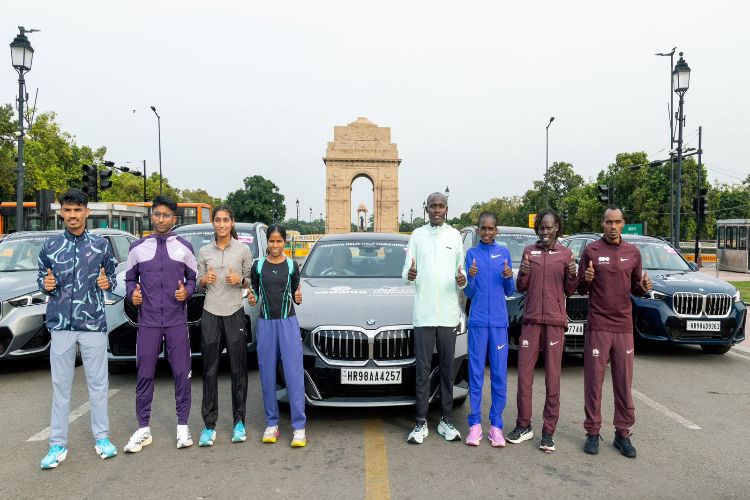 (From left to right): Kiran Matre, Kartik Karkera, Ankita Dhyani and Lili Das, Charles Mbatha Matata, Irine Cheptai, Lonah Chemtai Salpeter, and Birhanu Legese. 