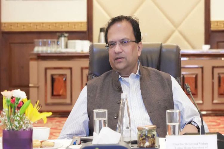 Union Home Secretary Govind Mohan