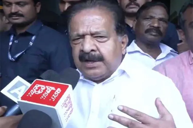 Keralam Home Minister Ramesh Chennithala