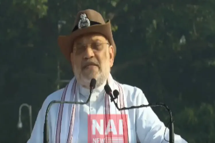 union Home Minister Amit Shah speaking at the Police Commemoration Day