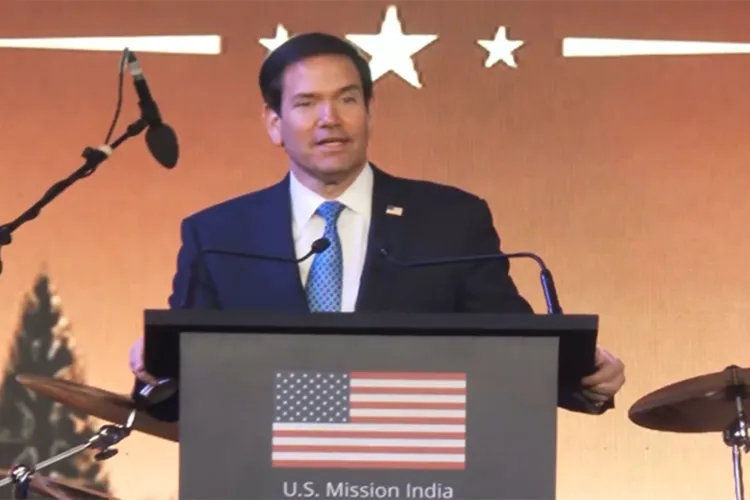 US Secretary of State Marco Rubio in Mumbai