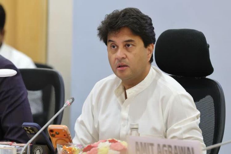  Union Communications Minister Jyotiraditya Scindia
