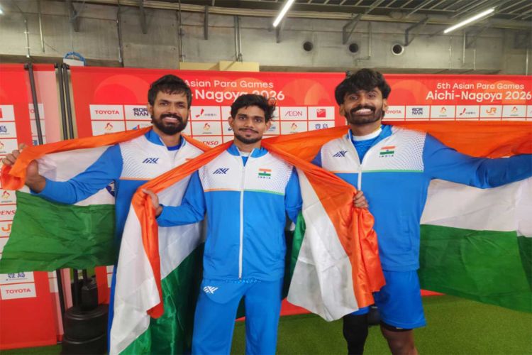 Shailesh Kumar, Varun Bhati and Rahul secured a podium sweep