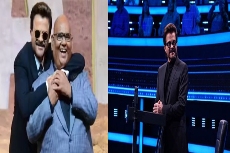 Anil Kapoor with Satish Kaushik