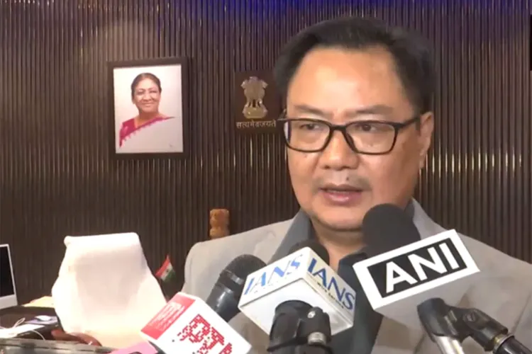 Union Minister of Parliamentary Affairs Kiren Rijiju 