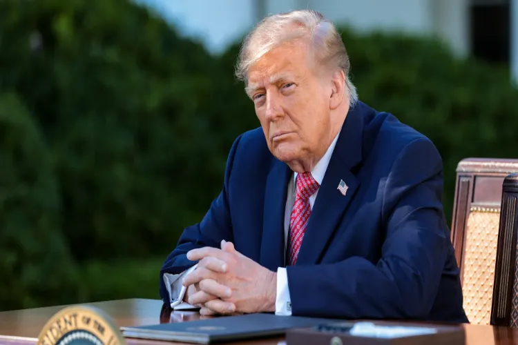 US President Donald Trump 