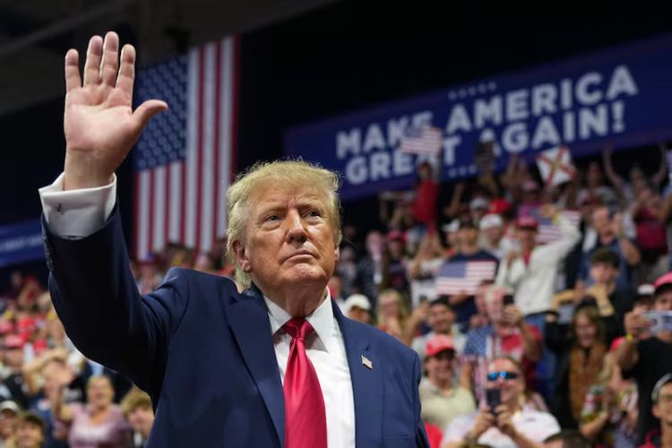 US President Donald Trump 