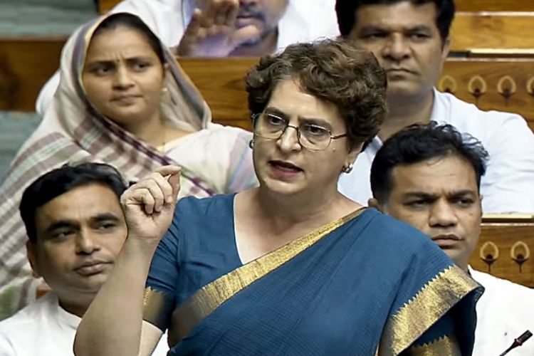 Congress General Secretary and MP Priyanka Gandhi Vadra