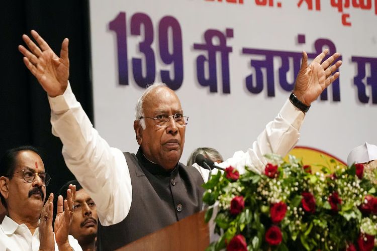 Congress president Mallikarjun Kharge
