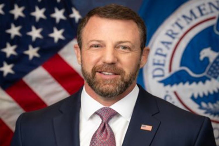 United States Secretary of Homeland Security Markwayne Mullin 