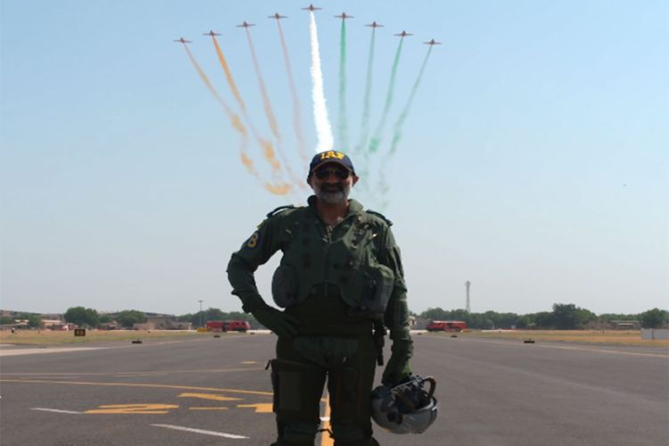 IAF Chief AP Singh after his final sortie 