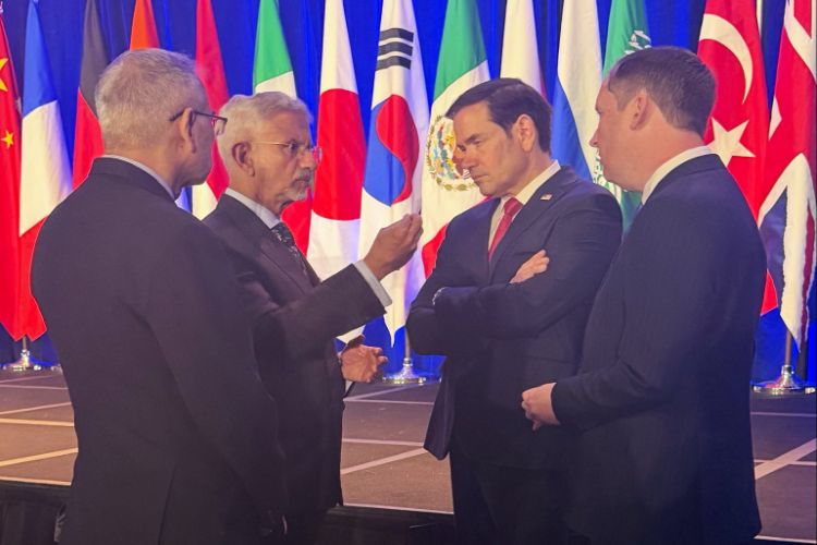 External Affairs Minister S Jaishankar with US Secretary of State Marco Rubio