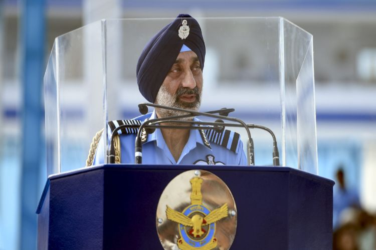 Outgoing Chief of the Air Staff, Air Chief Marshal Amar Preet Singh 