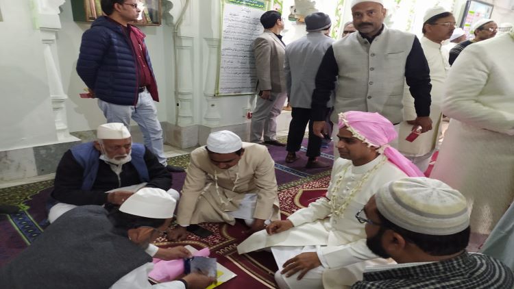 Gowhar Hasan at his nikah ceremony