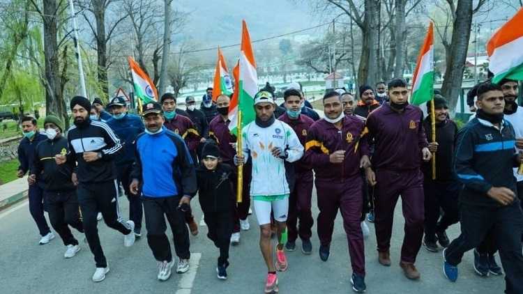 Army soldier starts Kashmir to Kanyakumari ultra-marathon