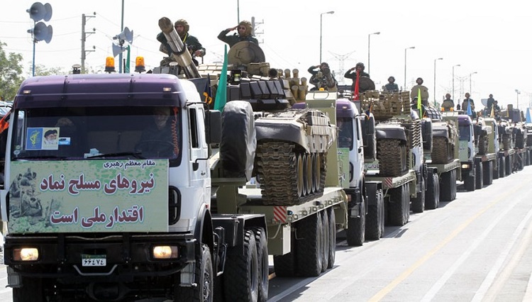 Iran IRGC parade