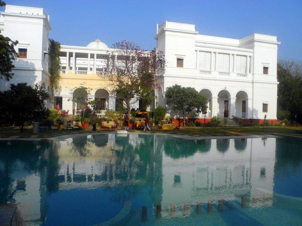 A view of Ibrahim Palace at Pataudi, Haryana